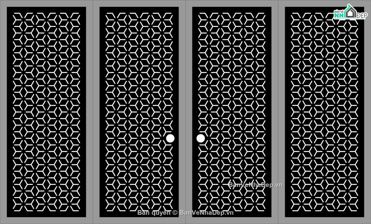 Cổng 4 cánh bông tuyết,Cổng 4 cánh,Cổng 4 cánh dxf đẹp,Cổng 4 cánh CNC đẹp